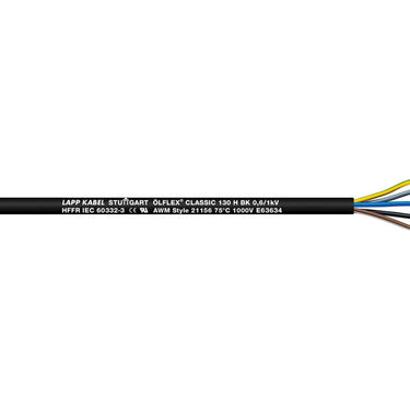 ÖLFLEX® CLASSIC 130 H BK 0,6/1 kV 5G10