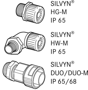 SILVYN® HCC 12 / 9.8X13.0 BK