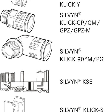 SILVYN® RILL PA12 28 / 23X28.5 BK 50M