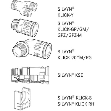 SILVYN® RILL PA6 18 / 14.3X18.5 GY 50M