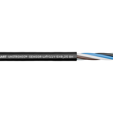 UNITRONIC® SENSOR LifY11Y 5x0,25 BK