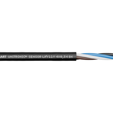 UNITRONIC® SENSOR LifY11Y 4x0,34 BK